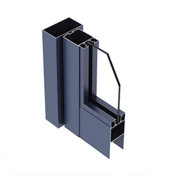 Extruded aluminium window profiles