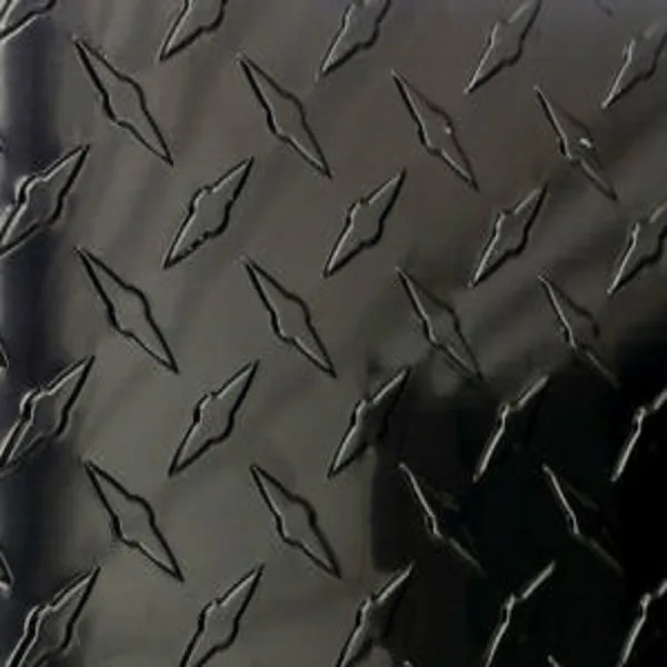 aluminum checker plate anodized black color aluminum tread plate