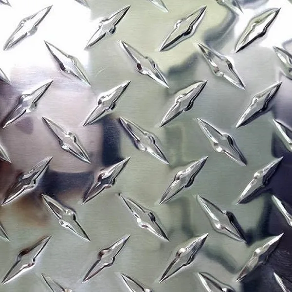 Bright 1100 1050 3003 Aluminium Chequered Plate 3 Bar 5 bar Mirror Polished Aluminum Sheet