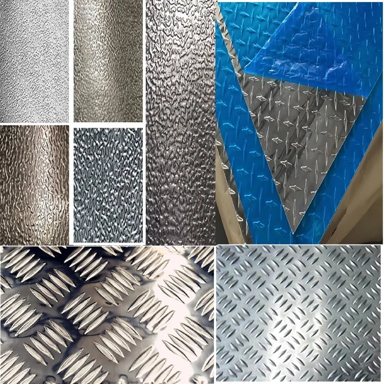 1050 1060 3003 Insulation embossed aluminum sheet