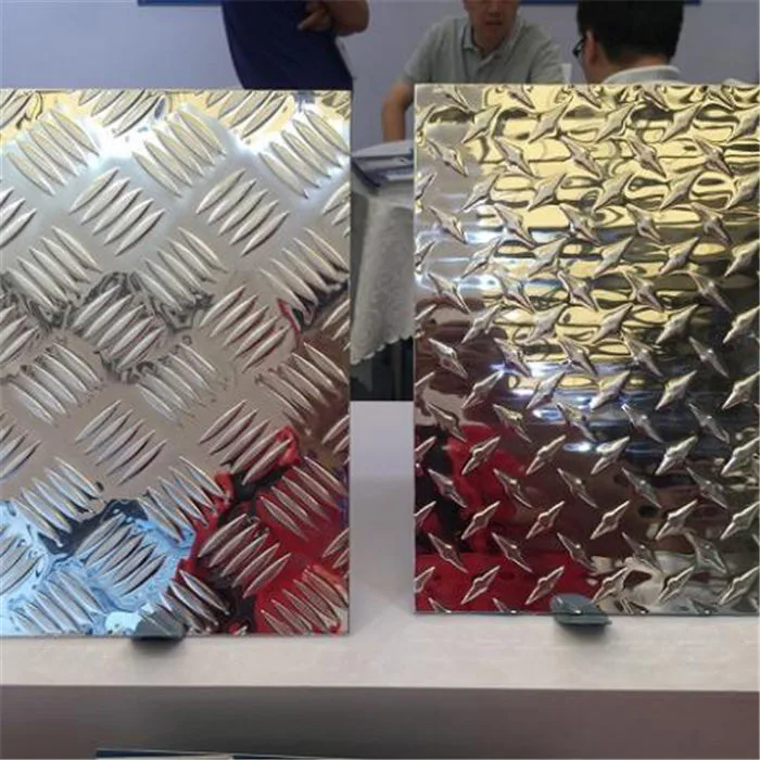 Diamond Tread Pattern Slip-Resistant Aluminum Sheets Factory