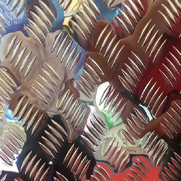 Bright 1100 1050 3003 Aluminium Chequered Plate 3 Bar 5 bar Mirror Polished Aluminum Sheet