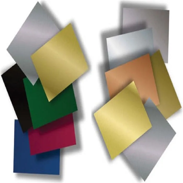 Golden Brushed Anodised Aluminum Sheet