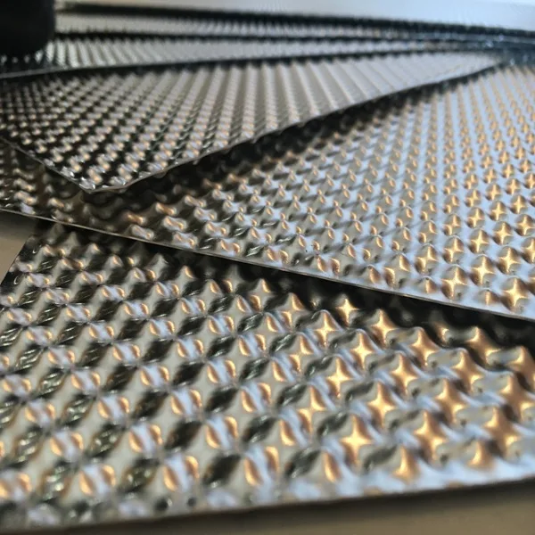 1050 1060 3003 Insulation embossed aluminum sheet